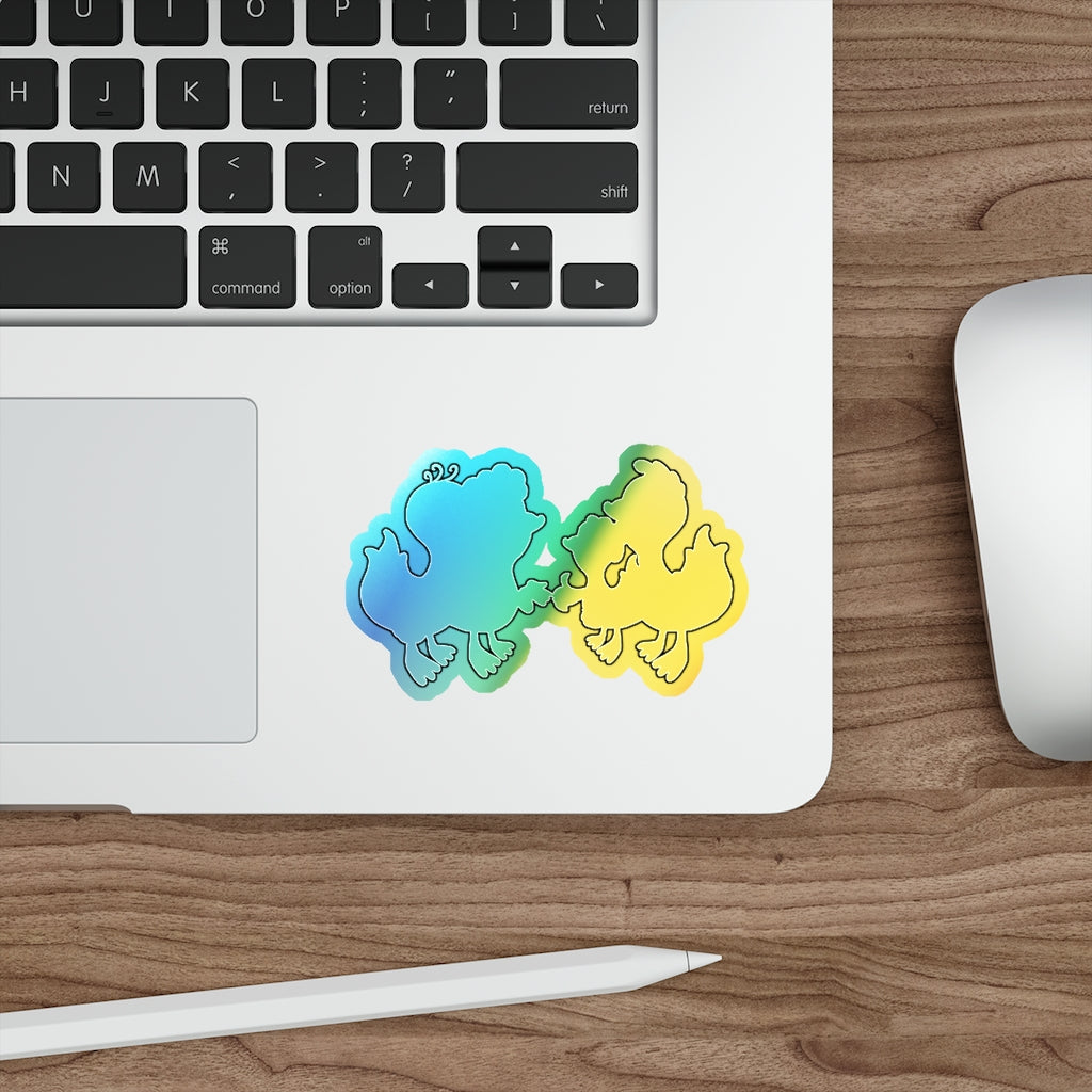 The Duckles™ Holographic Die-cut Stickers