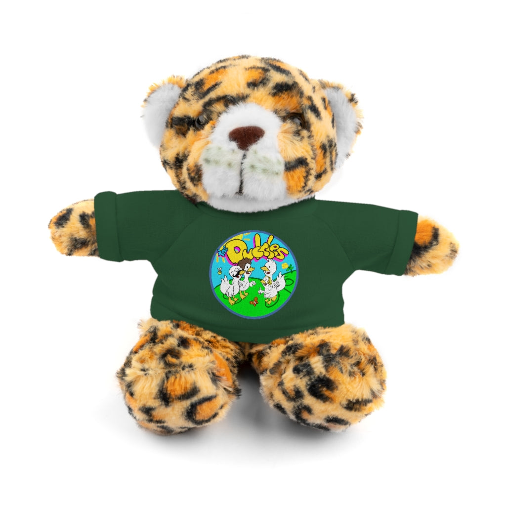 The Duckles™ Merch-Wearing Stuffed Animals with Tee