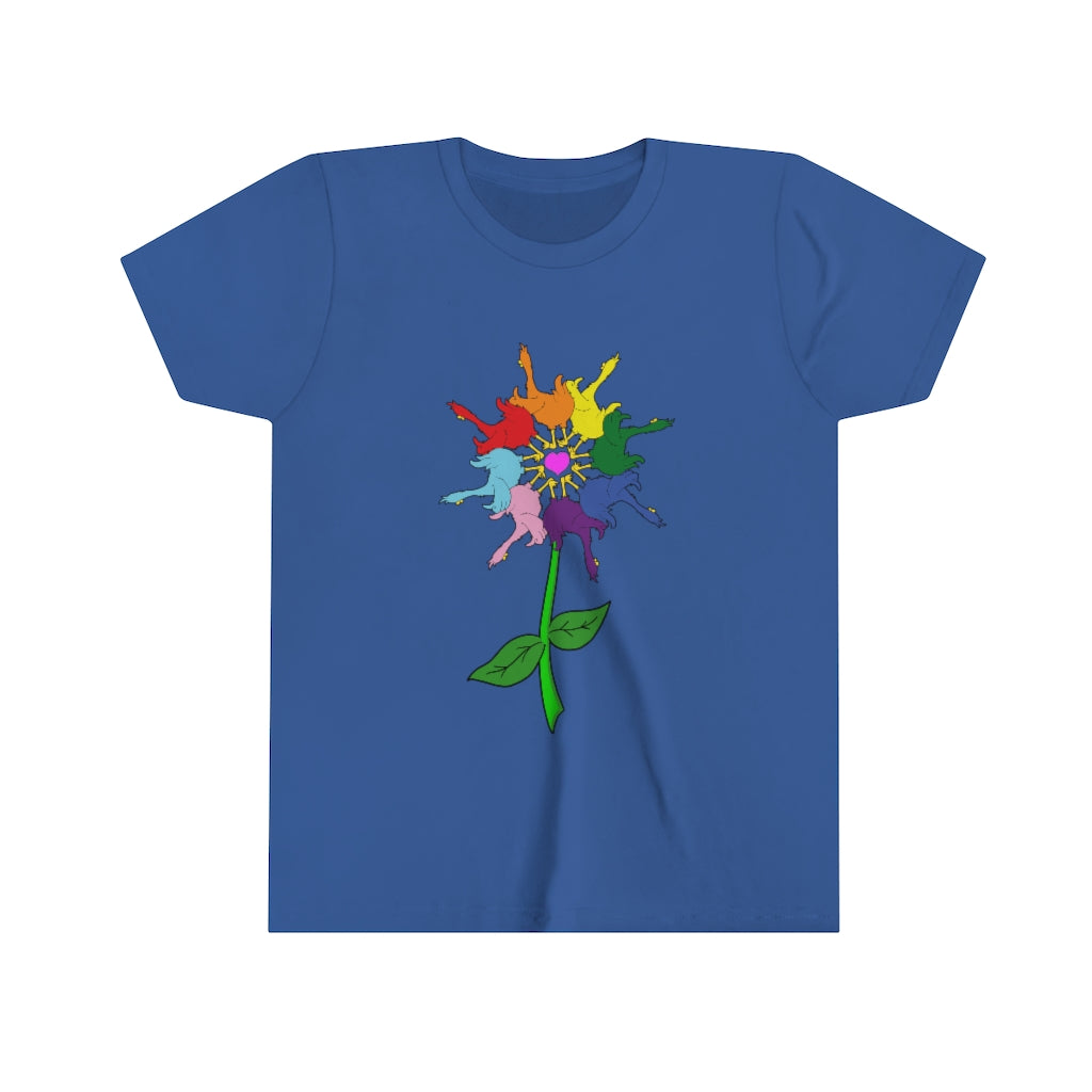 Duck Butt™ Unity Flower Youth Short Sleeve Tee