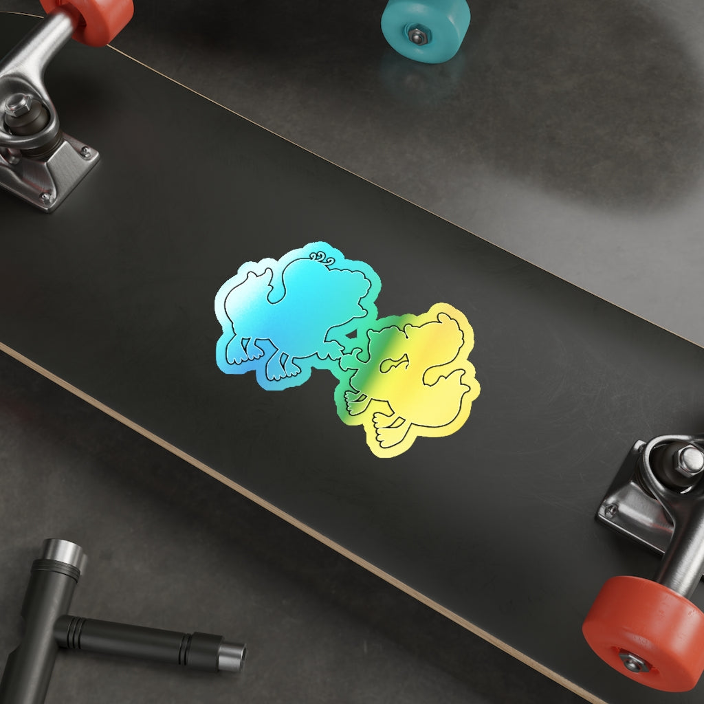 The Duckles™ Holographic Die-cut Stickers
