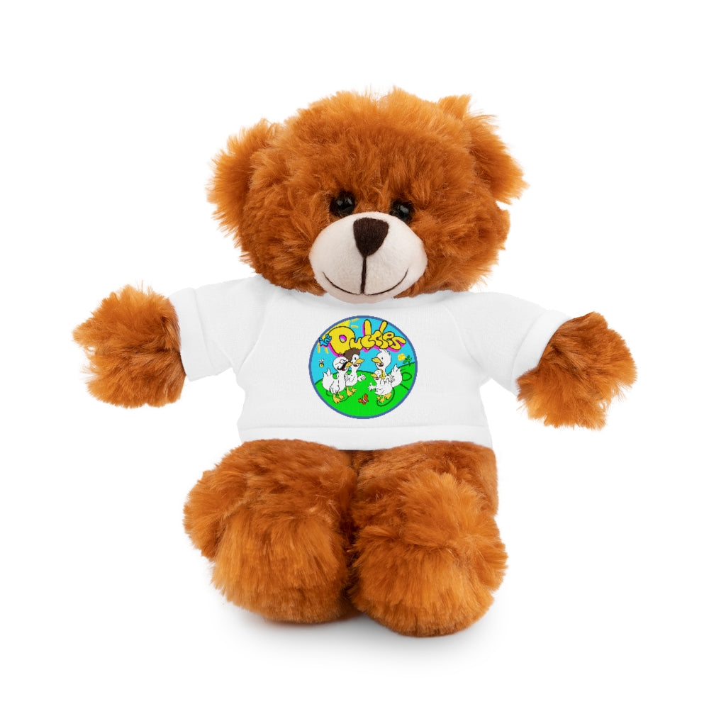 The Duckles™ Merch-Wearing Stuffed Animals with Tee