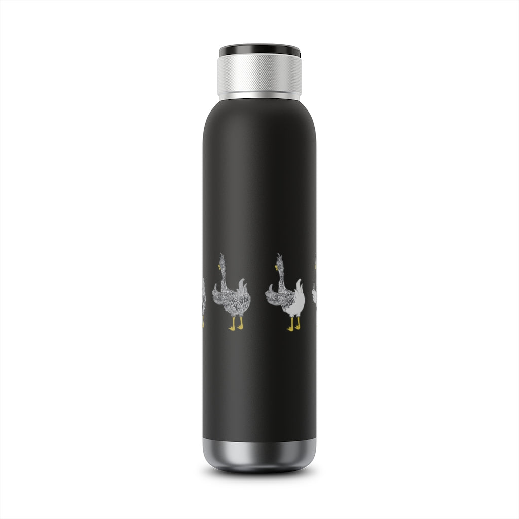 Be Kind Duck Butt™ Soundwave Copper Vacuum Audio Bottle 22oz