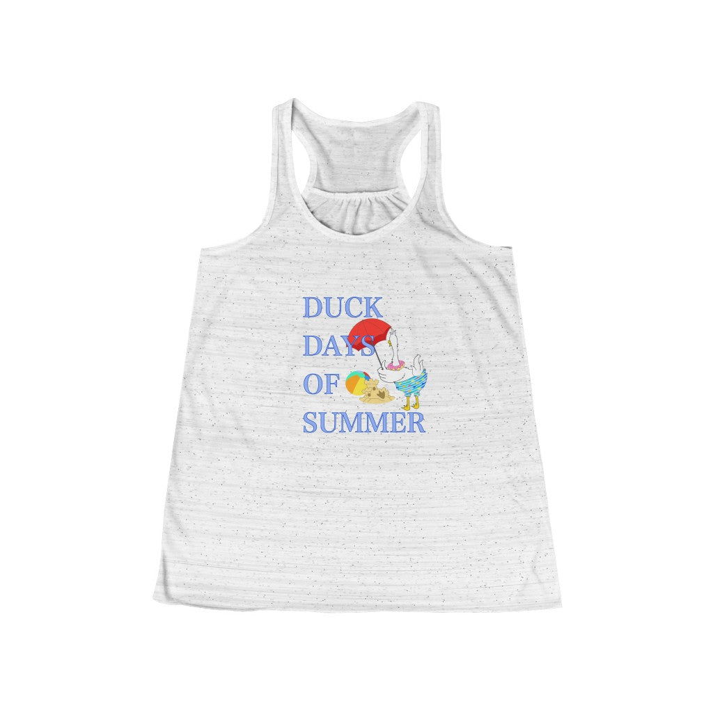Duck Days of Summer Women's Flowy Racerback Tank