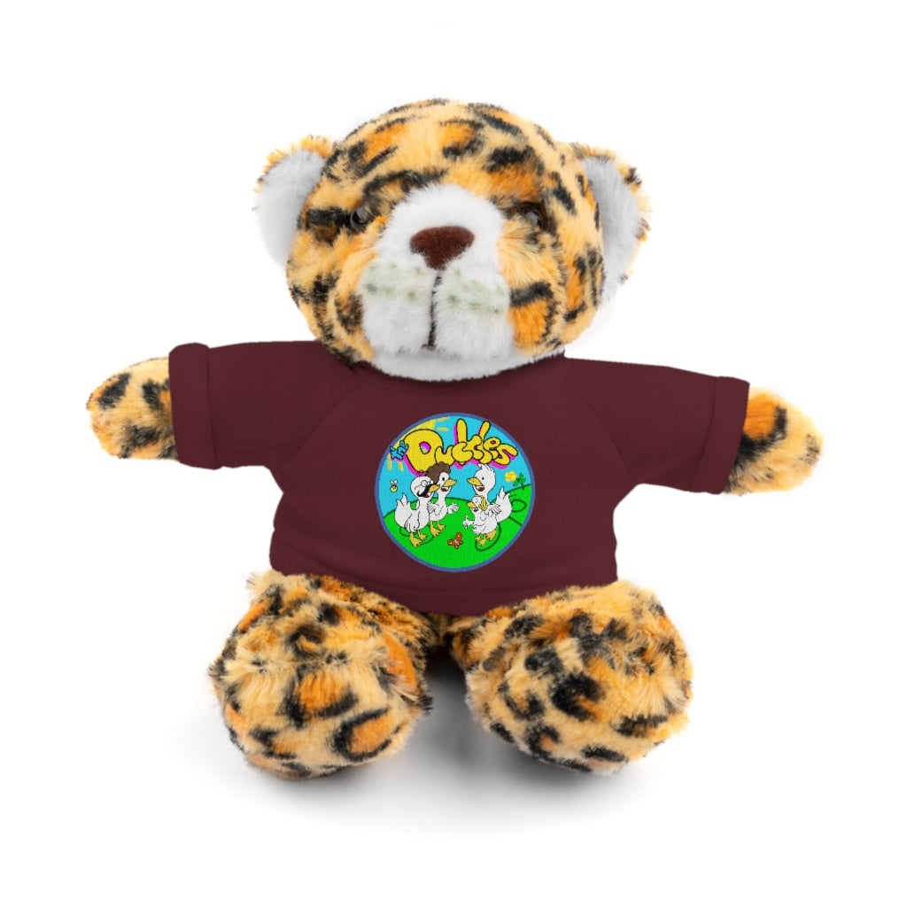 The Duckles™ Merch-Wearing Stuffed Animals with Tee