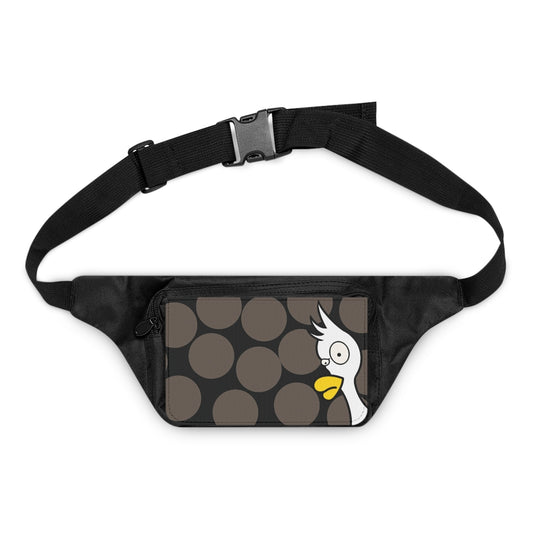 Peek-A-Boo Duck Fanny Pack, Black