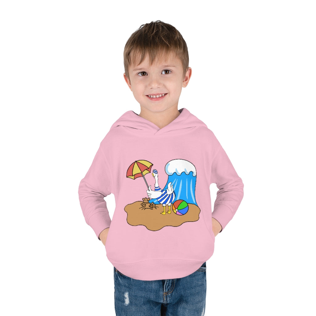 Beach Duck Butt™ Toddler Pullover Fleece Hoodie