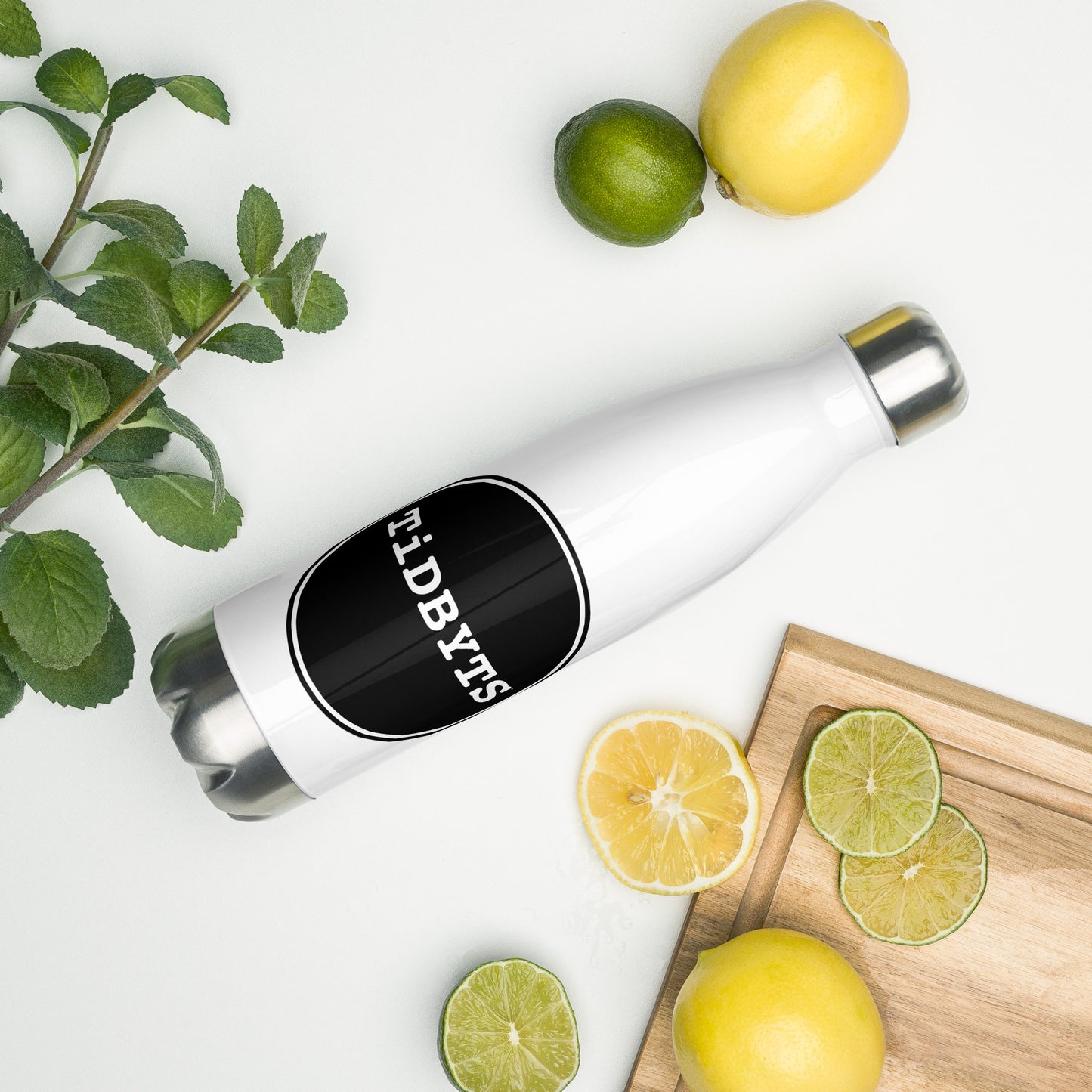 TiDBYTS™ Logo Stainless Steel Water Bottle
