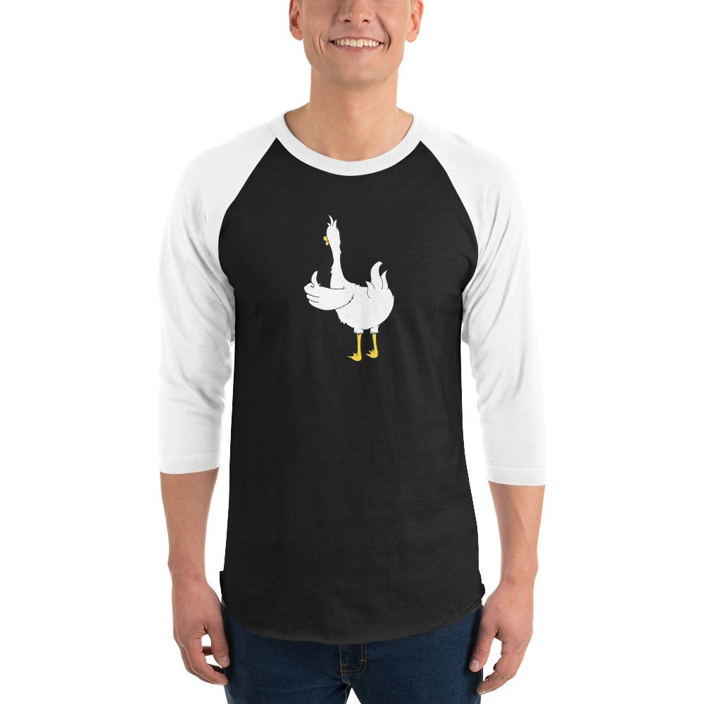 Duck Butt 3/4 sleeve raglan shirt