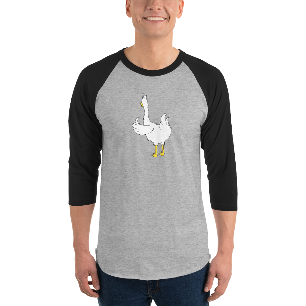 Duck Butt 3/4 sleeve raglan shirt