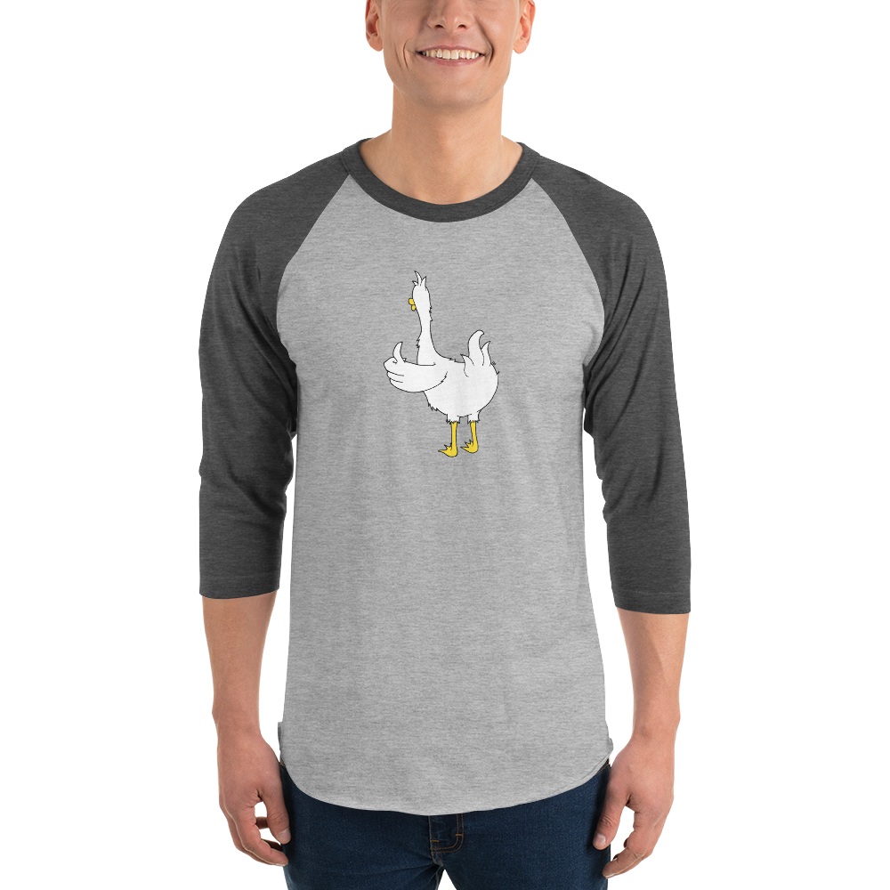 Duck Butt 3/4 sleeve raglan shirt