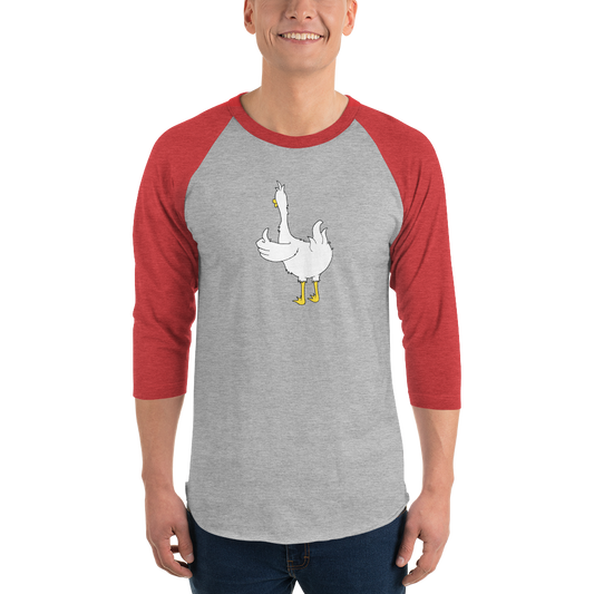 Duck Butt 3/4 sleeve raglan shirt