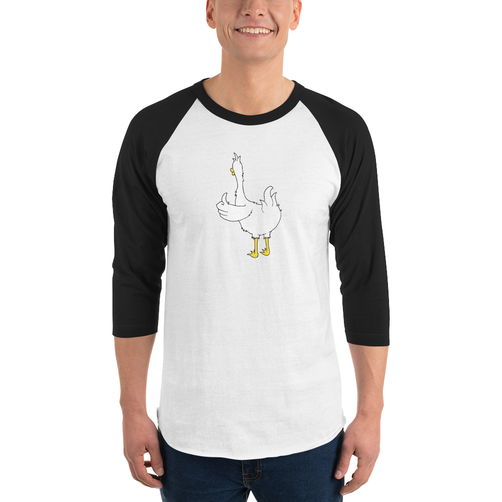 Duck Butt 3/4 sleeve raglan shirt
