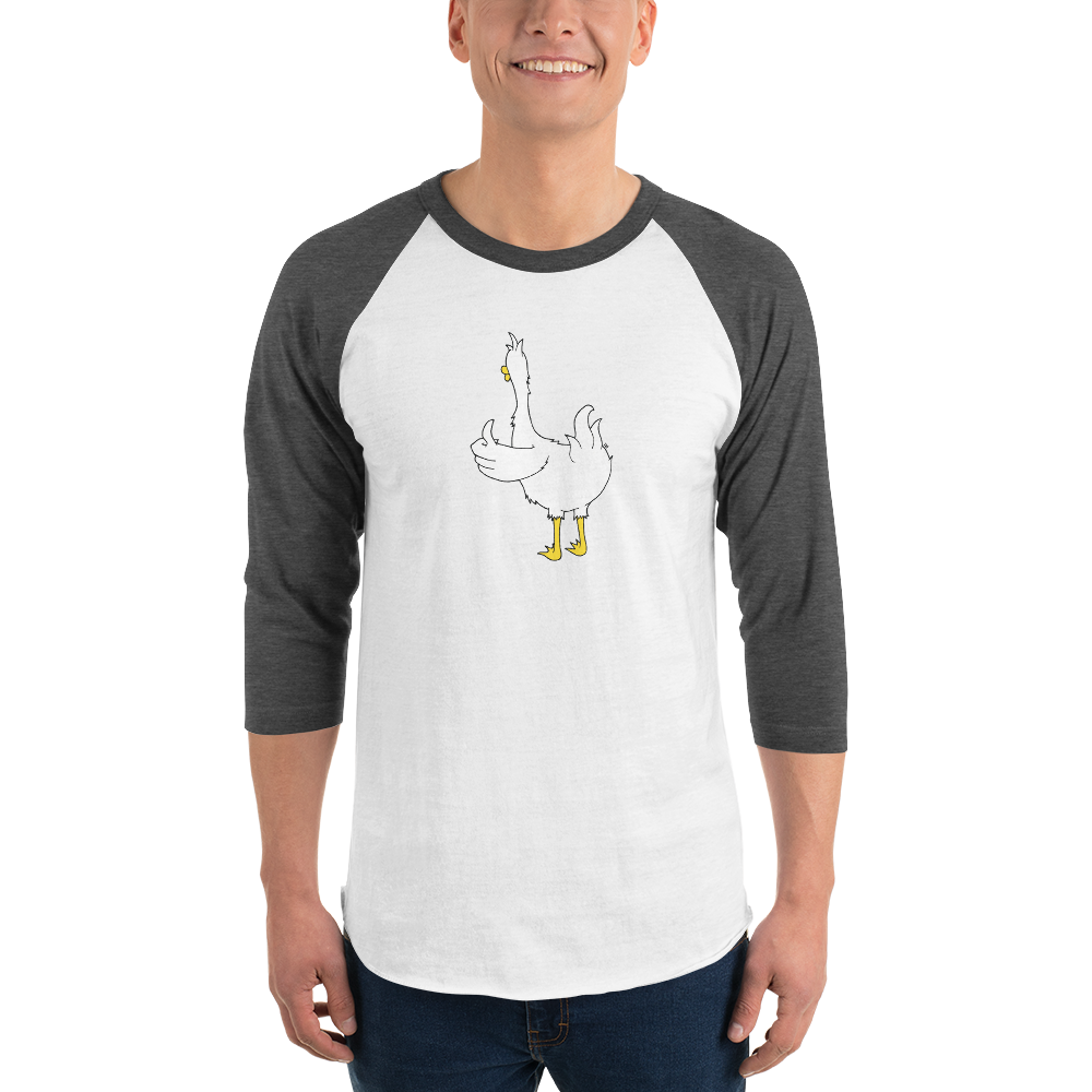 Duck Butt 3/4 sleeve raglan shirt