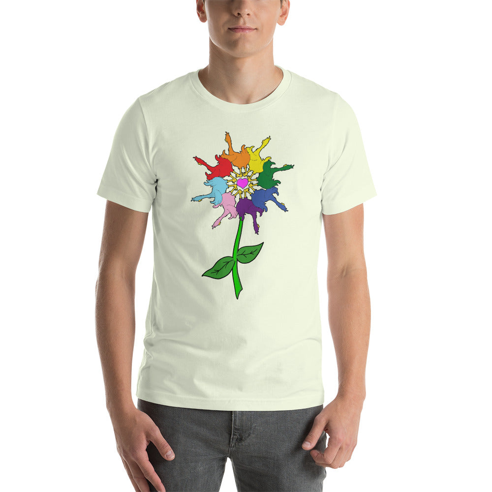 Duck Butt™ Unity Flower Unisex t-shirt