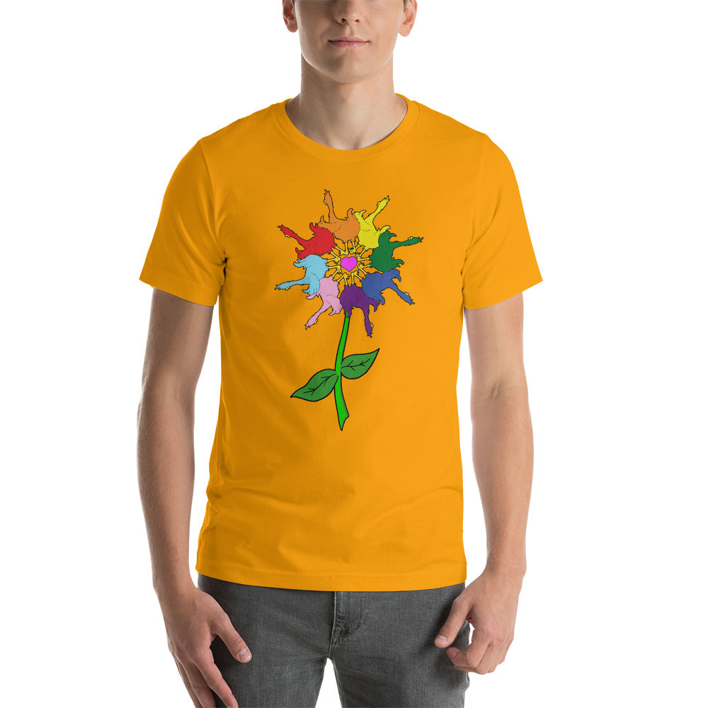 Duck Butt™ Unity Flower Unisex t-shirt