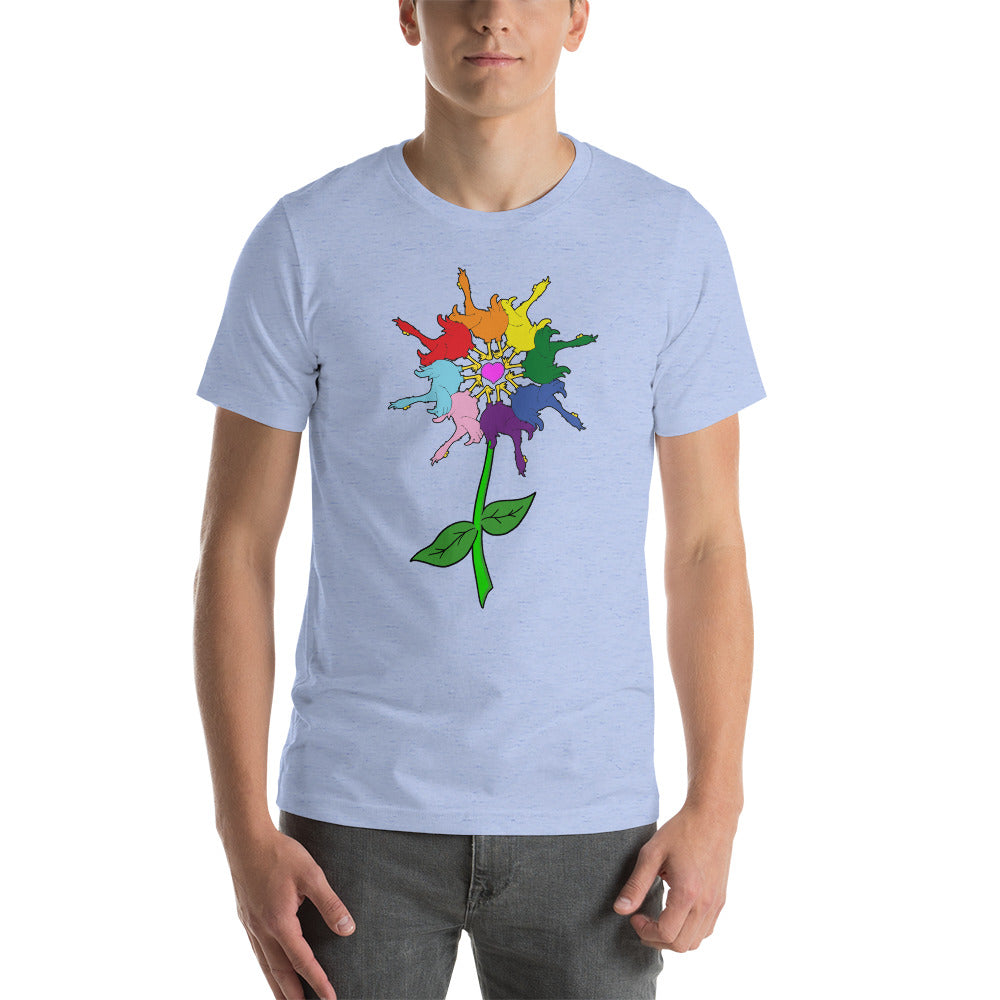 Duck Butt™ Unity Flower Unisex t-shirt