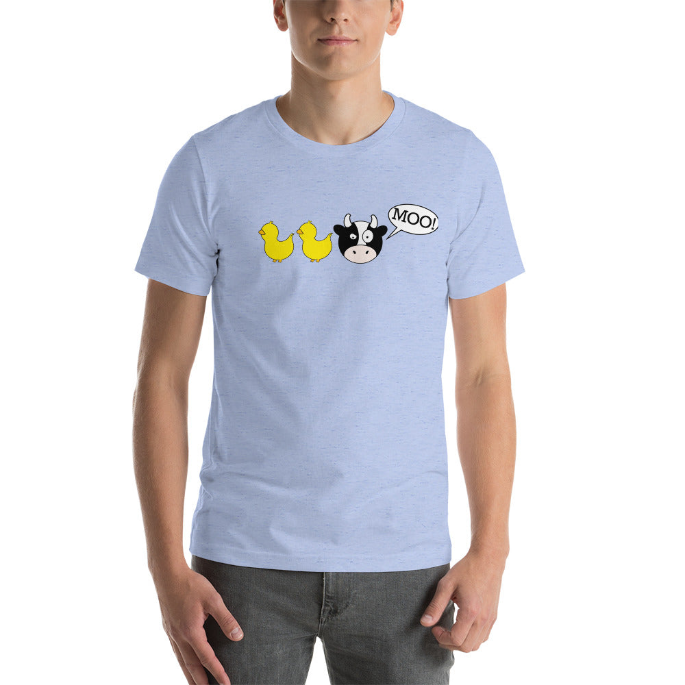 DuckDuckMoo! Unisex t-shirt