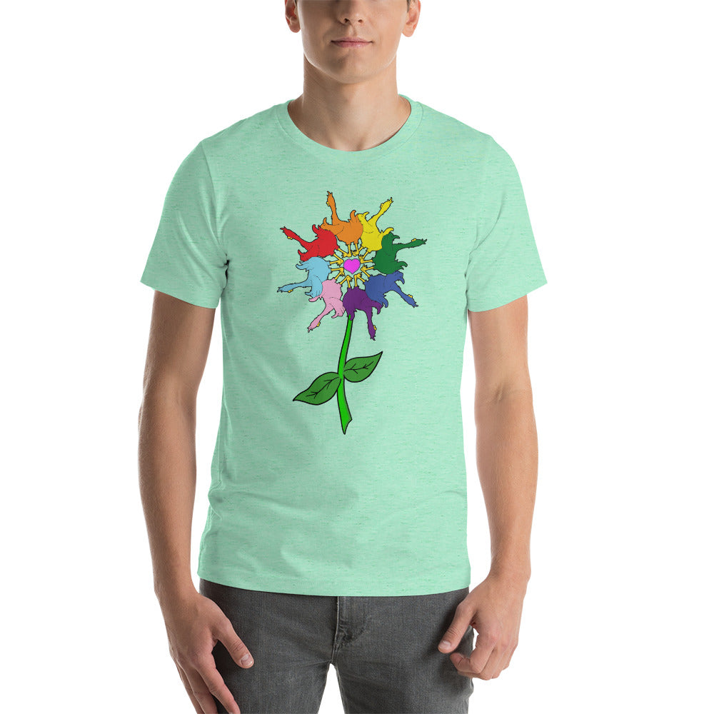 Duck Butt™ Unity Flower Unisex t-shirt