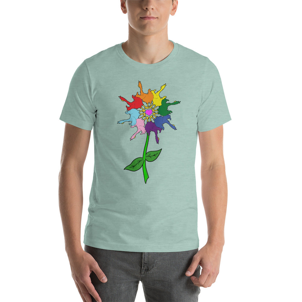 Duck Butt™ Unity Flower Unisex t-shirt