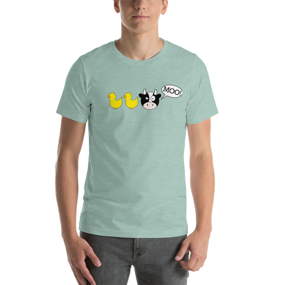 DuckDuckMoo! Unisex t-shirt
