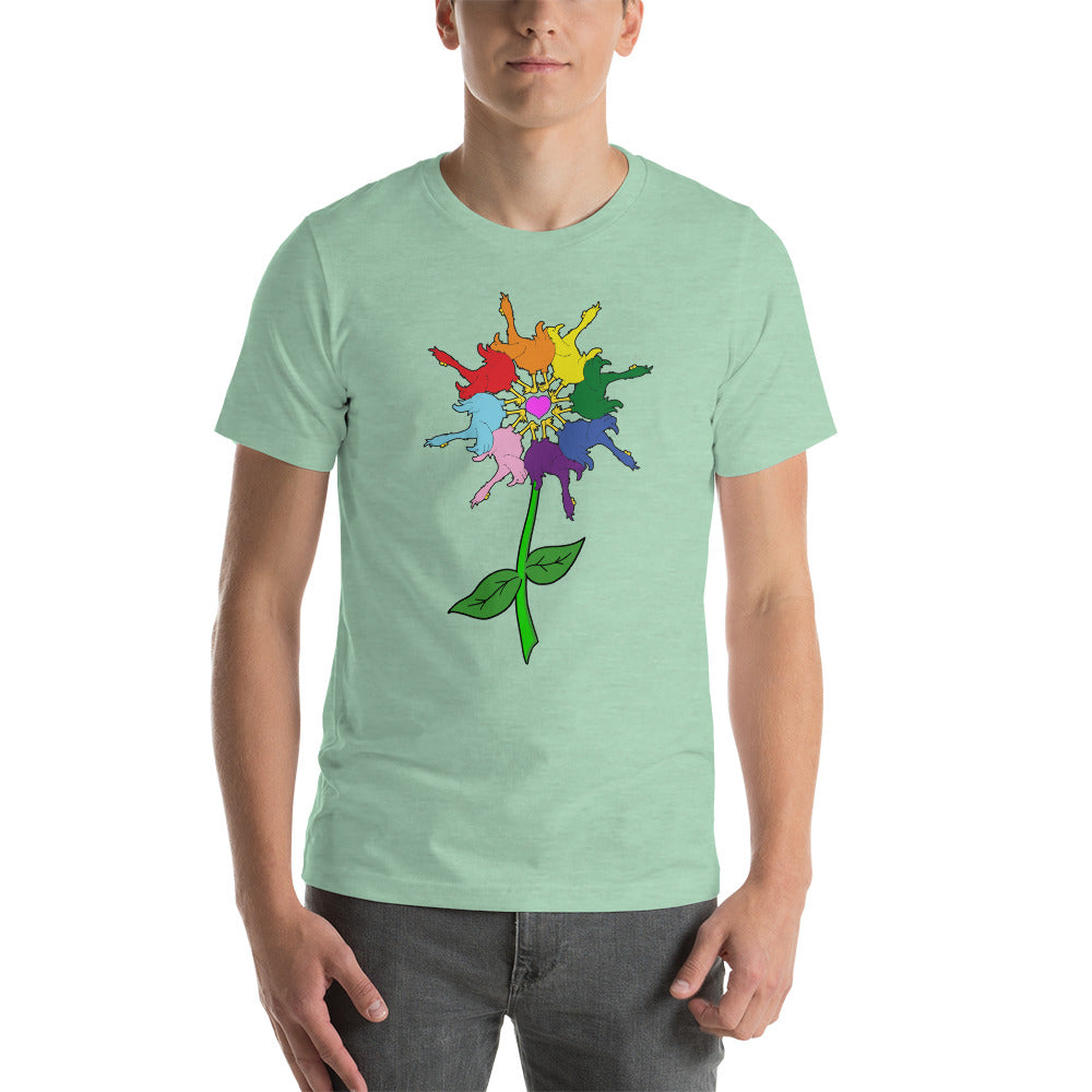 Duck Butt™ Unity Flower Unisex t-shirt
