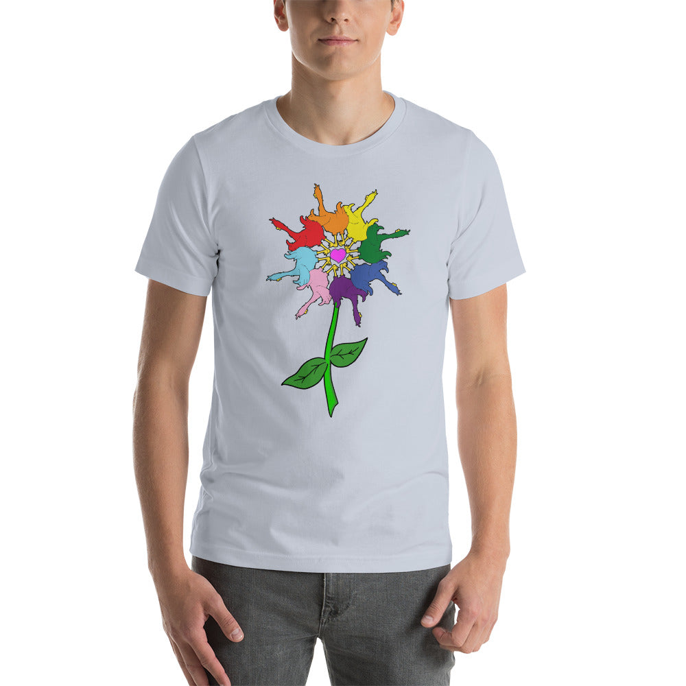 Duck Butt™ Unity Flower Unisex t-shirt
