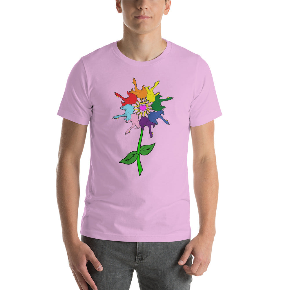 Duck Butt™ Unity Flower Unisex t-shirt