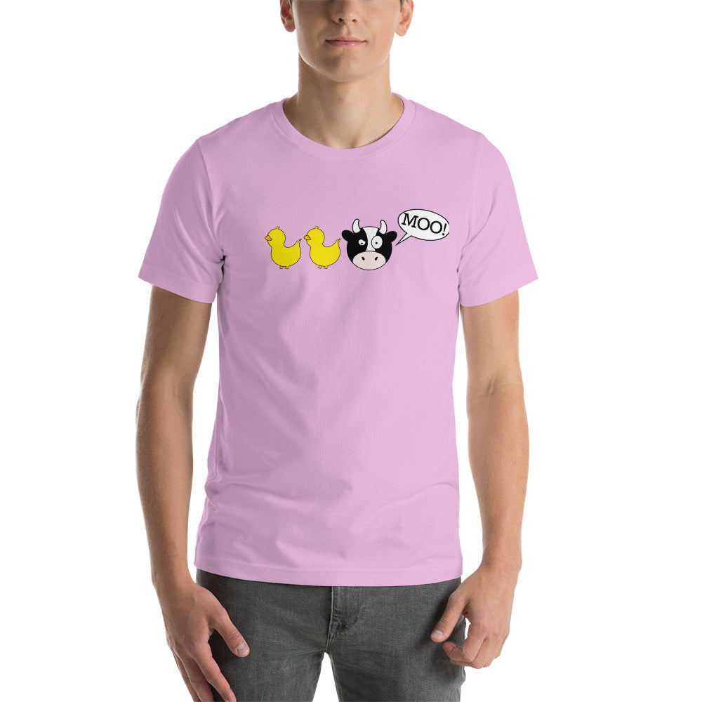 DuckDuckMoo! Unisex t-shirt