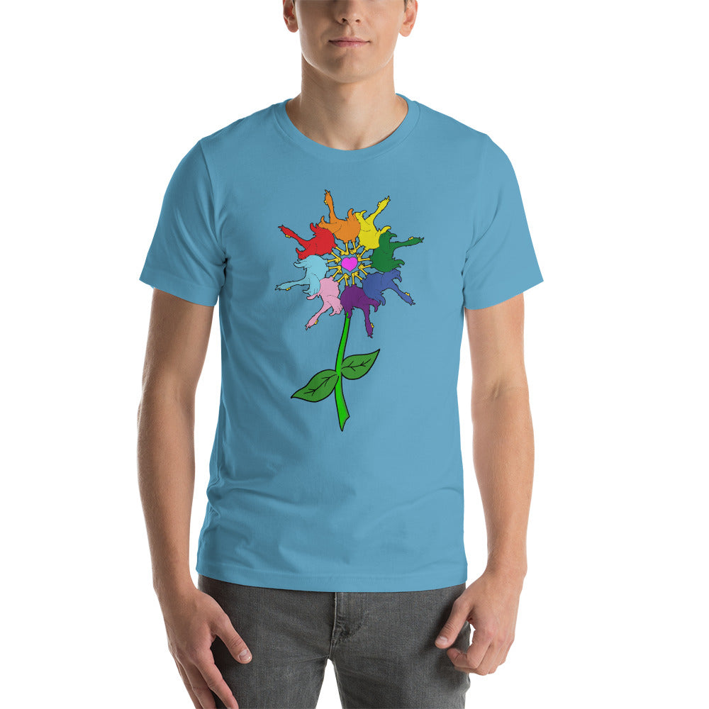 Duck Butt™ Unity Flower Unisex t-shirt