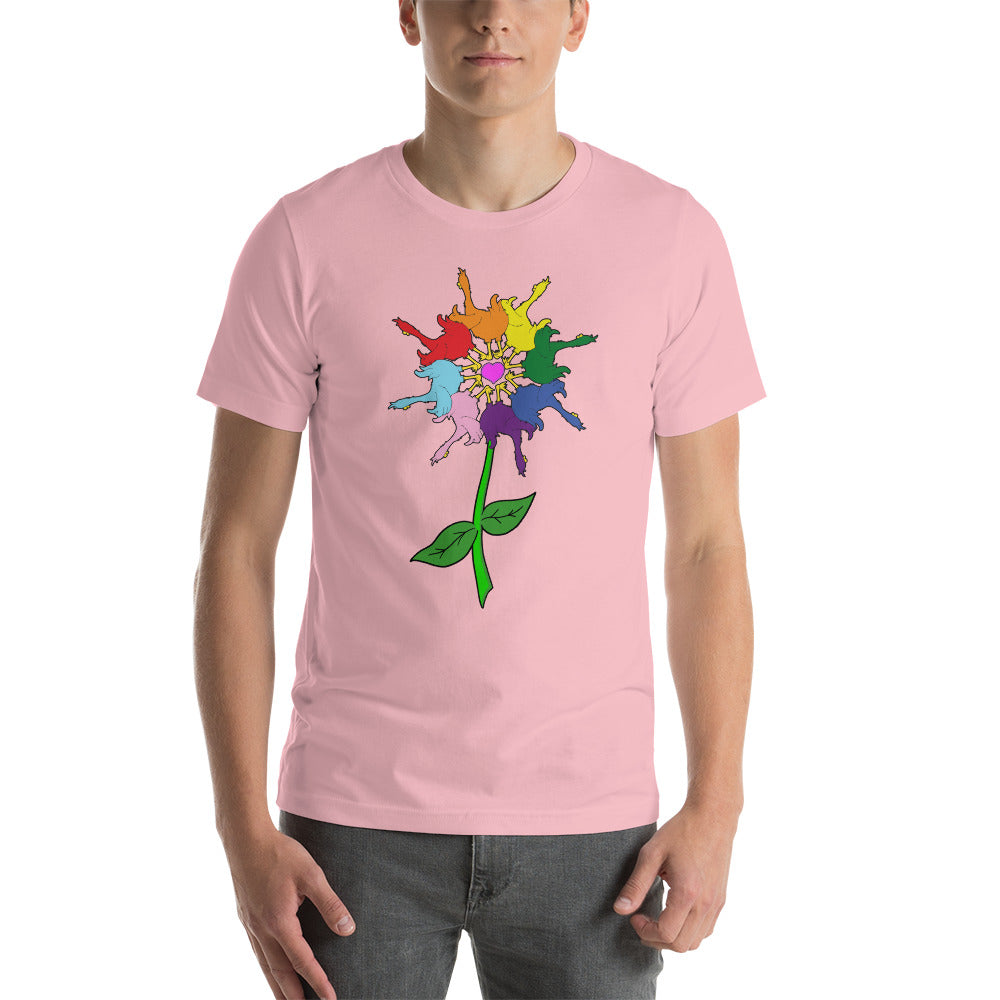 Duck Butt™ Unity Flower Unisex t-shirt
