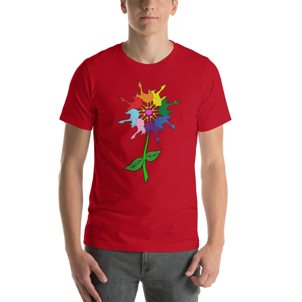 Duck Butt™ Unity Flower Unisex t-shirt