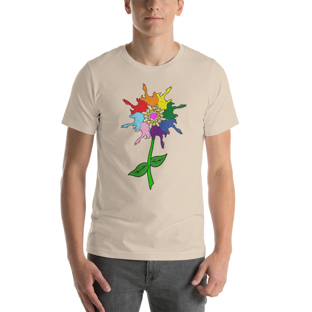 Duck Butt™ Unity Flower Unisex t-shirt