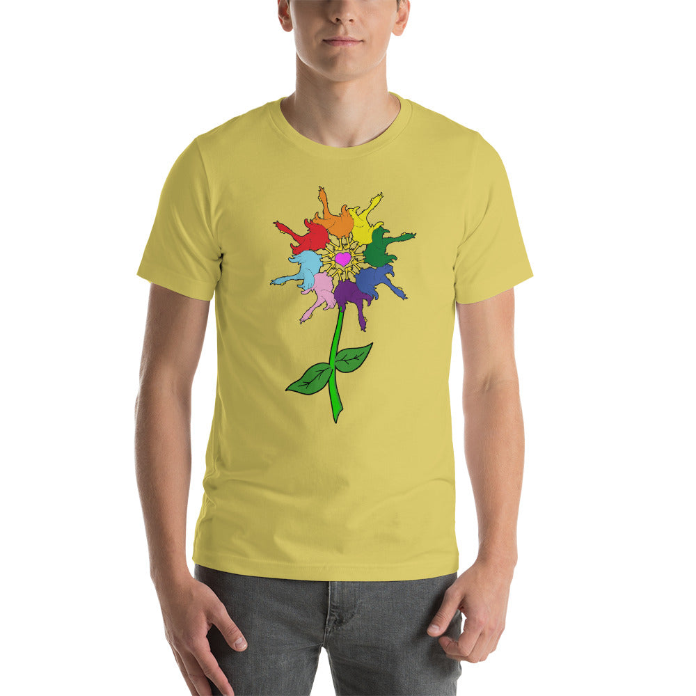 Duck Butt™ Unity Flower Unisex t-shirt