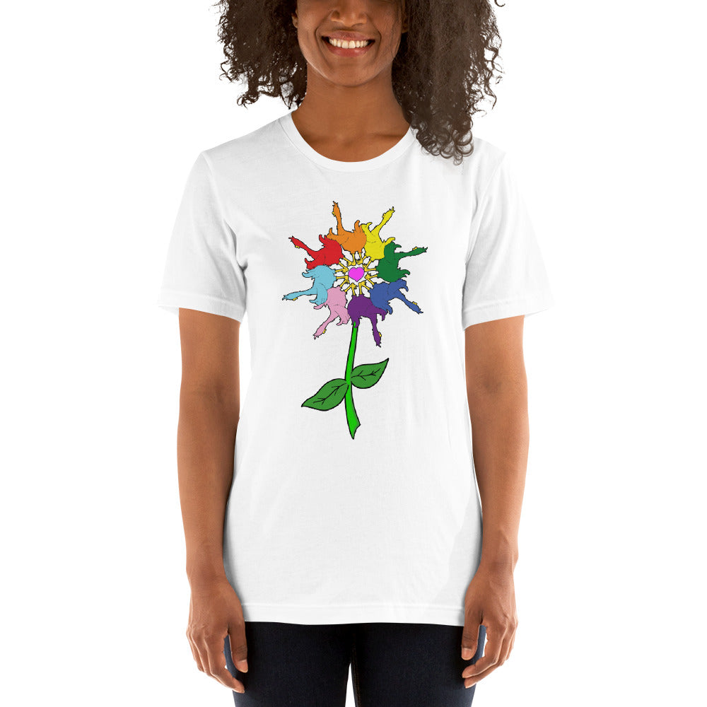 Duck Butt™ Unity Flower Unisex t-shirt