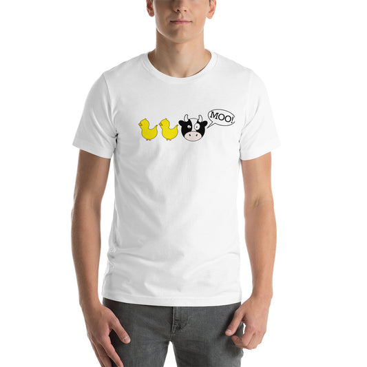 DuckDuckMoo! Unisex t-shirt