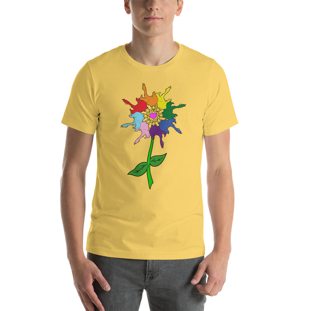 Duck Butt™ Unity Flower Unisex t-shirt
