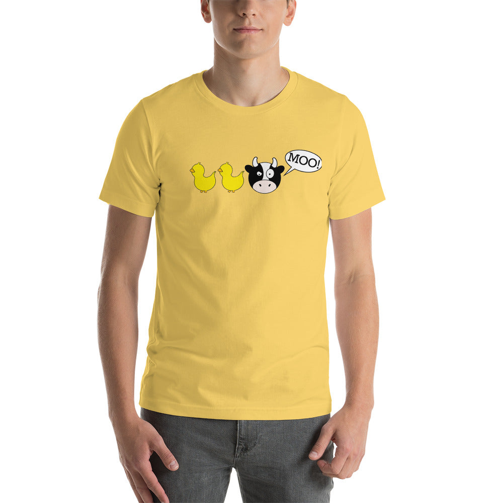 DuckDuckMoo! Unisex t-shirt