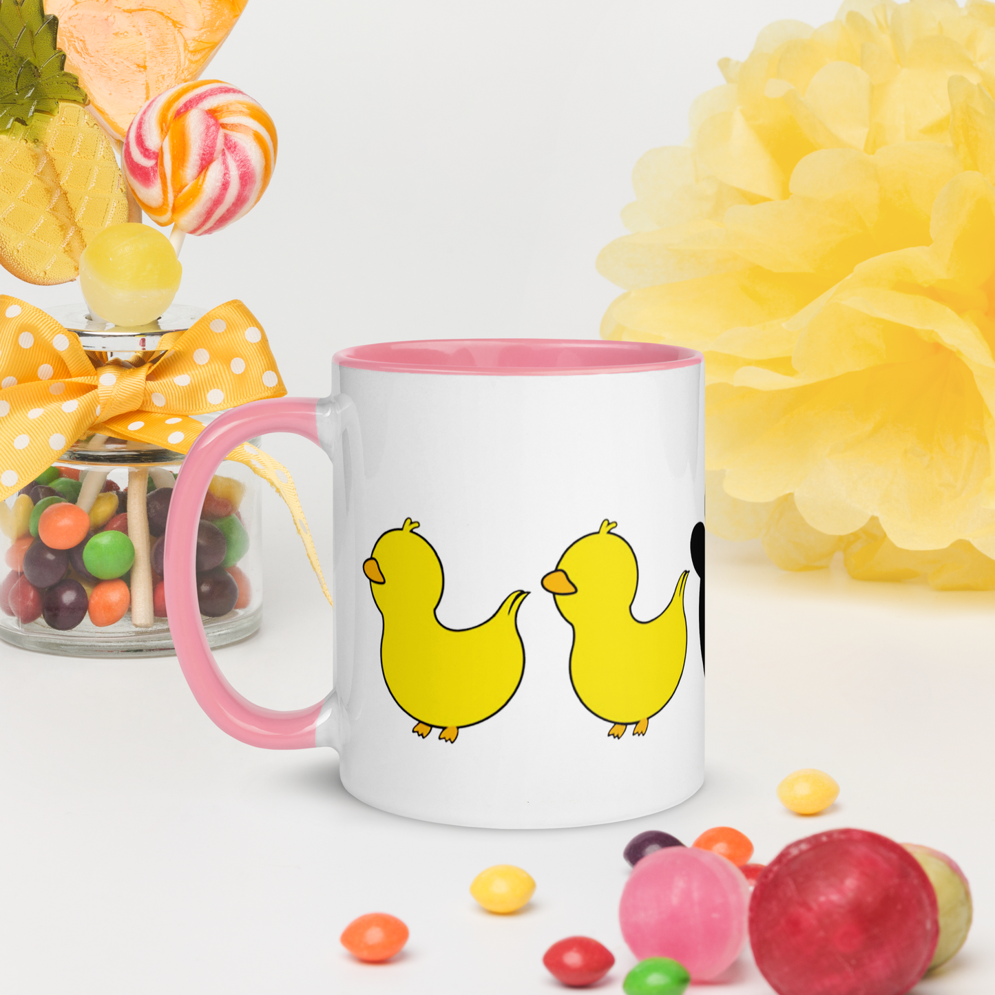 DuckDuckMoo! Mug with Color Inside