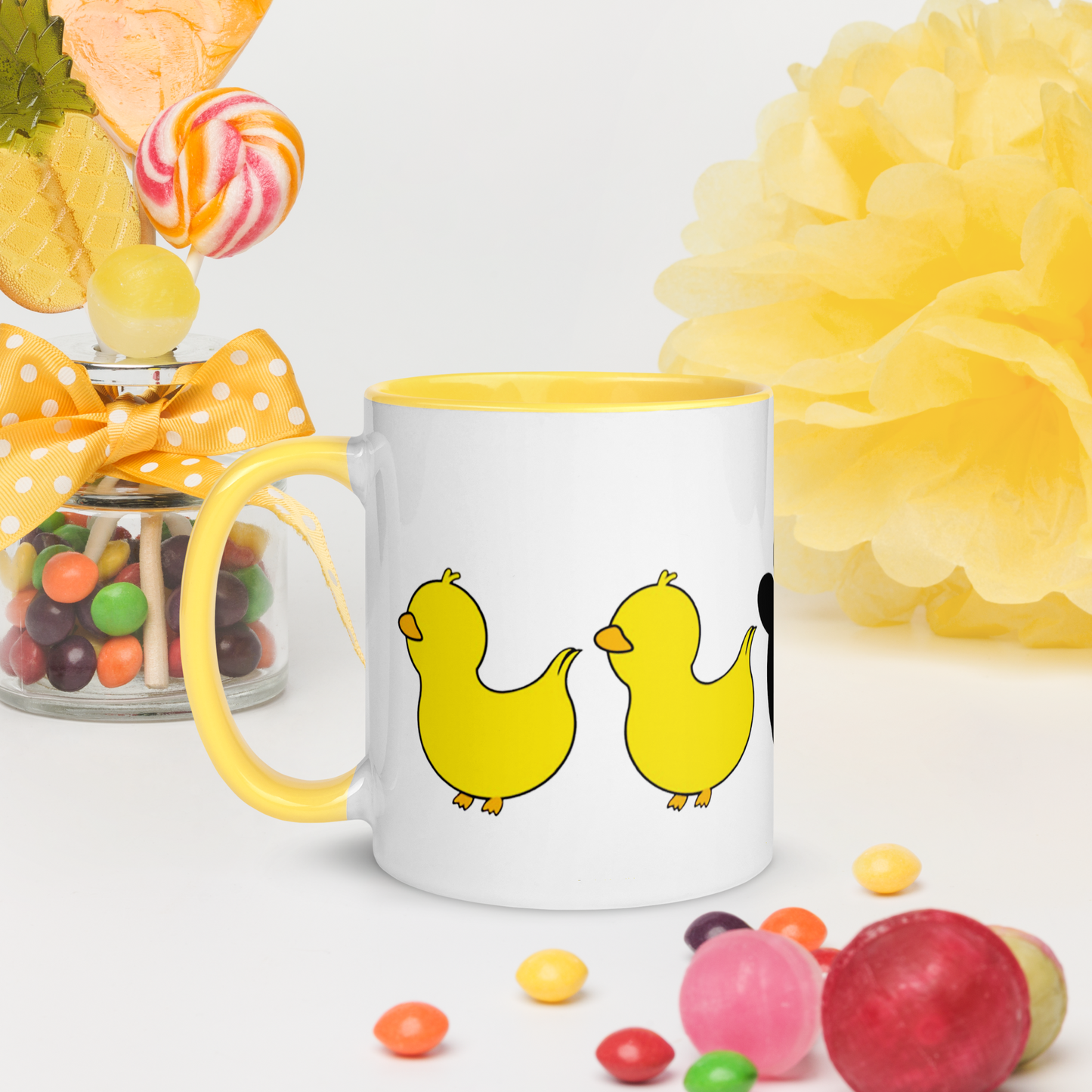 DuckDuckMoo! Mug with Color Inside