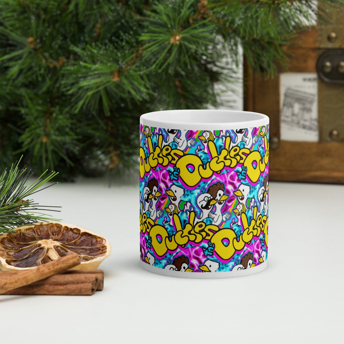 The Duckles™ White Glossy Mug