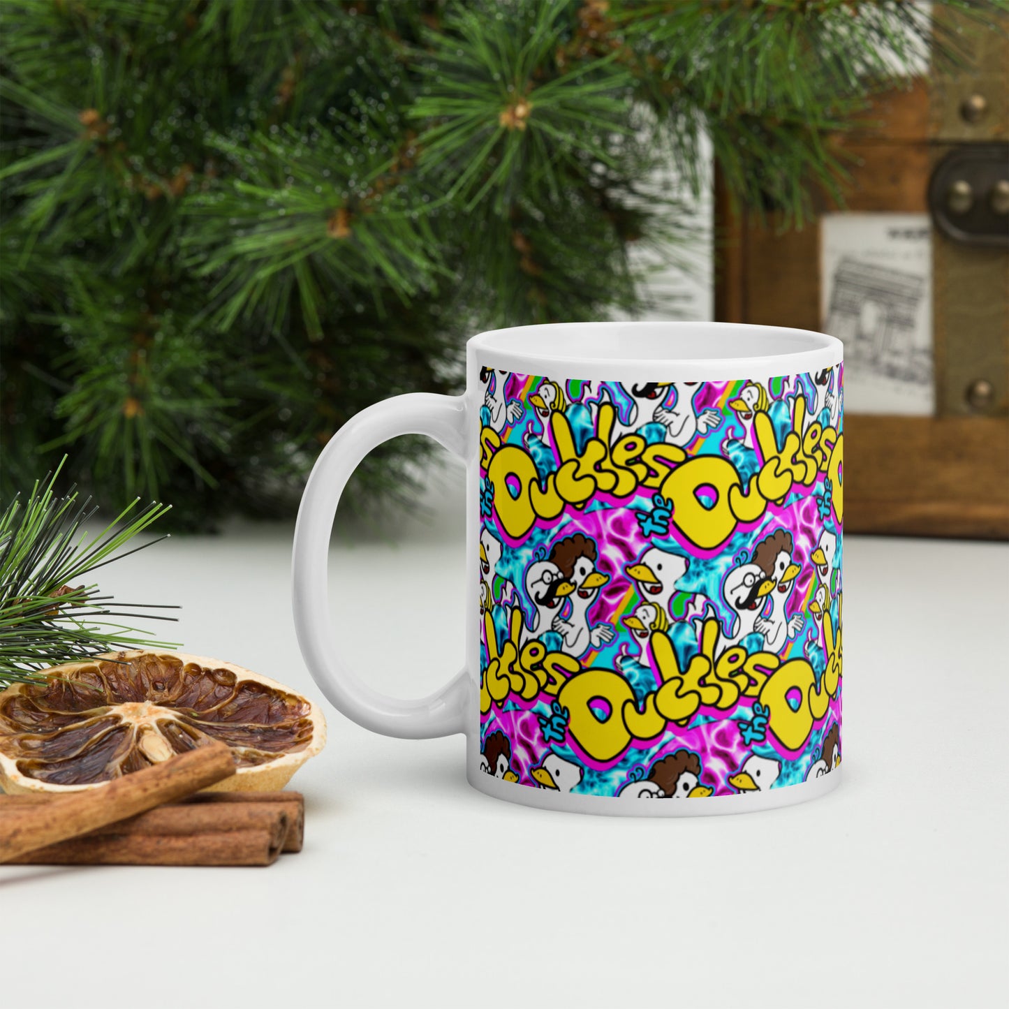 The Duckles™ White Glossy Mug