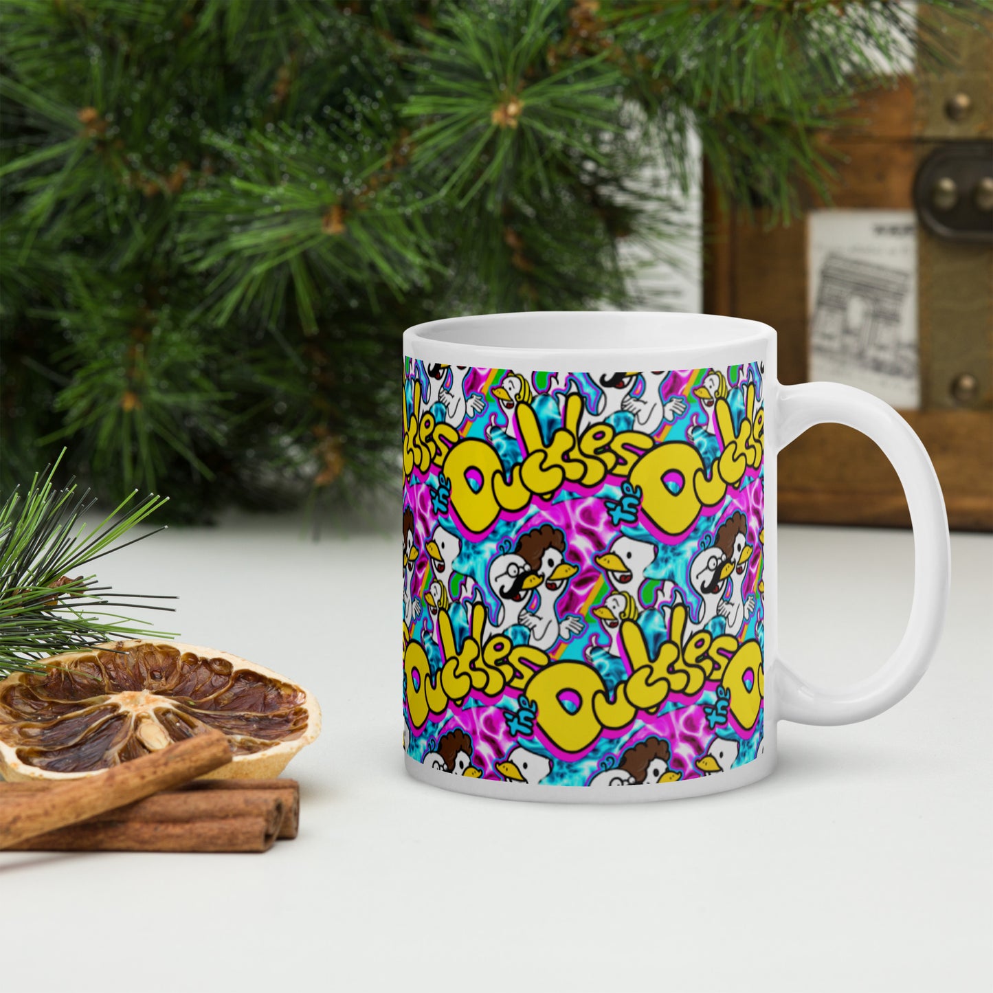 The Duckles™ White Glossy Mug