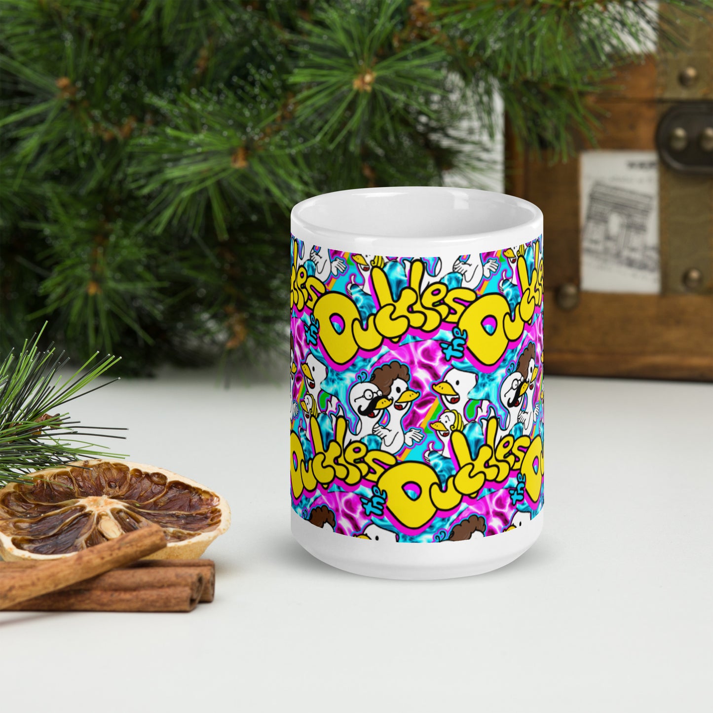 The Duckles™ White Glossy Mug