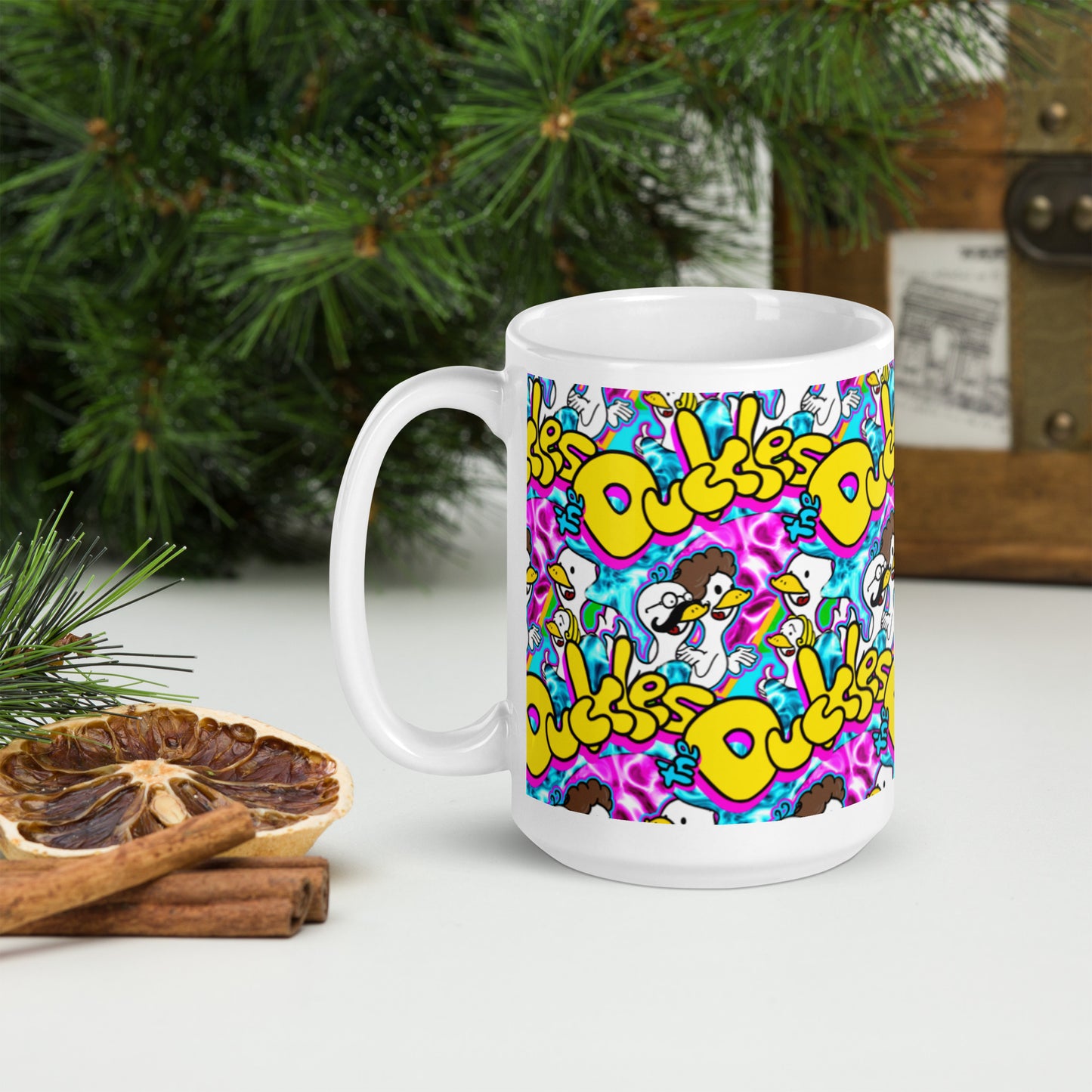 The Duckles™ White Glossy Mug
