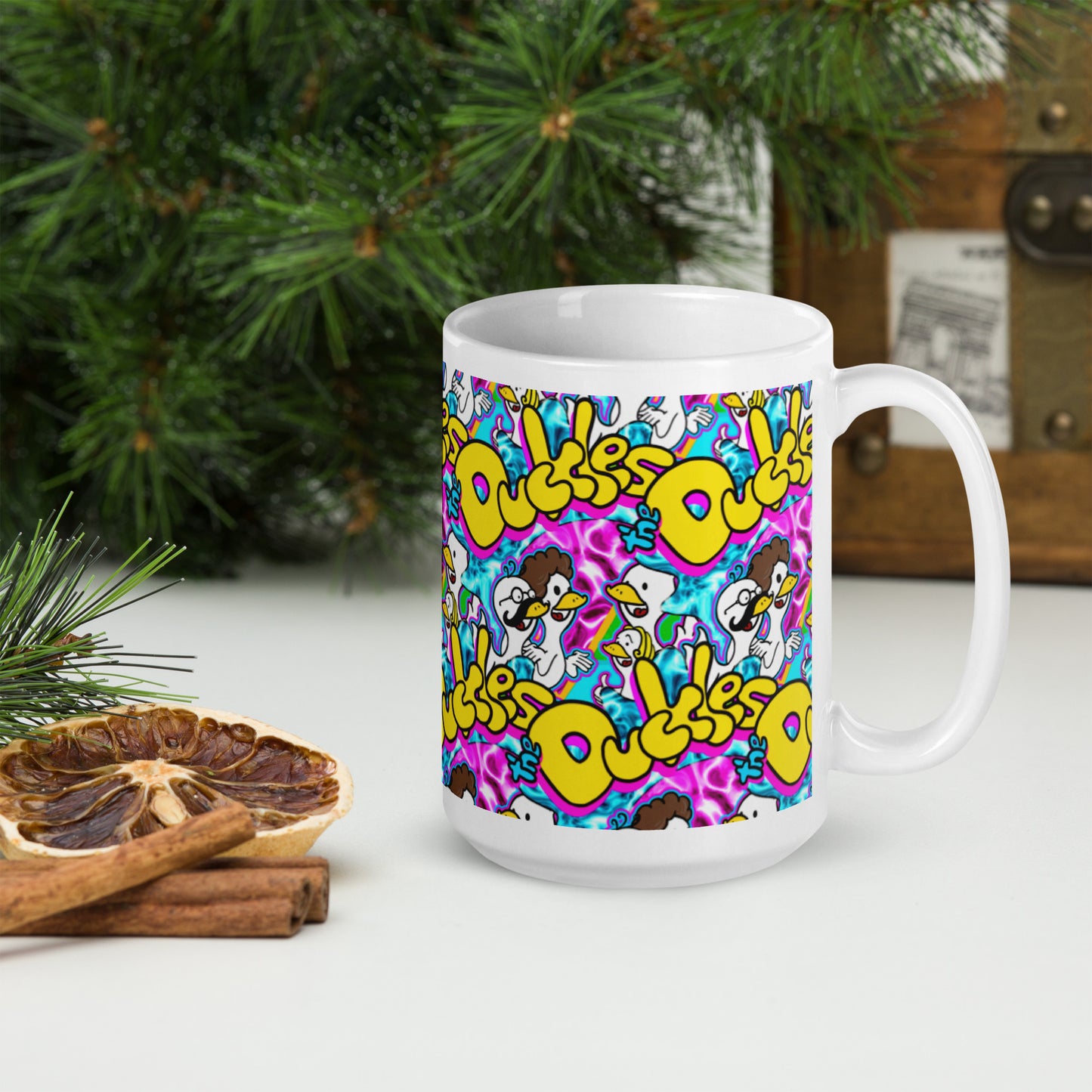 The Duckles™ White Glossy Mug